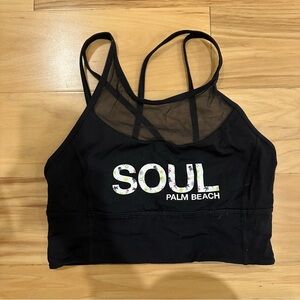 Lululemon high neck sports bra SOULCYCLE